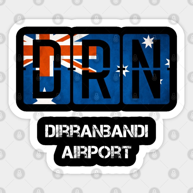 DRN Dirranbandi Airport code Sticker by Storeology